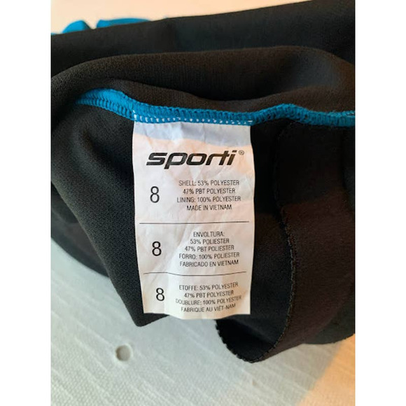 women Sporti one piece Blue Swimsuit size 8 - Picture 2 of 4